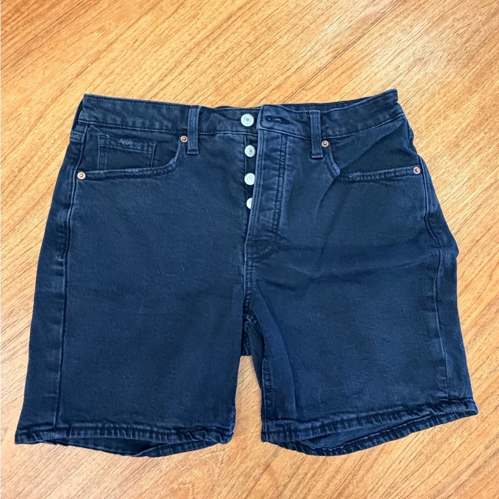 Old Navy Black Denim Shorts